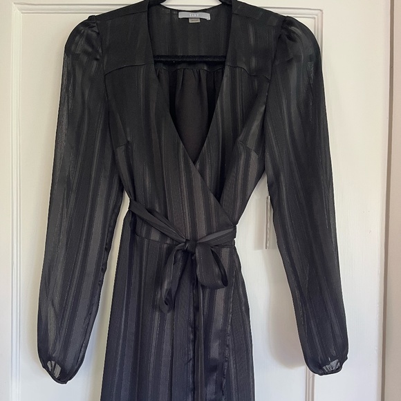 Tart Collection Black wrap around dress Size Small w/ tags - Picture 1 of 4